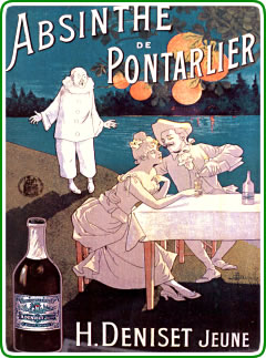 H. Deniset absinthe poster