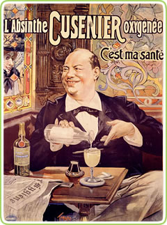 Absinthe ritual of La Louche